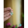 Кафф "Ажурная бабочка". Без прокола. Ручная работа  